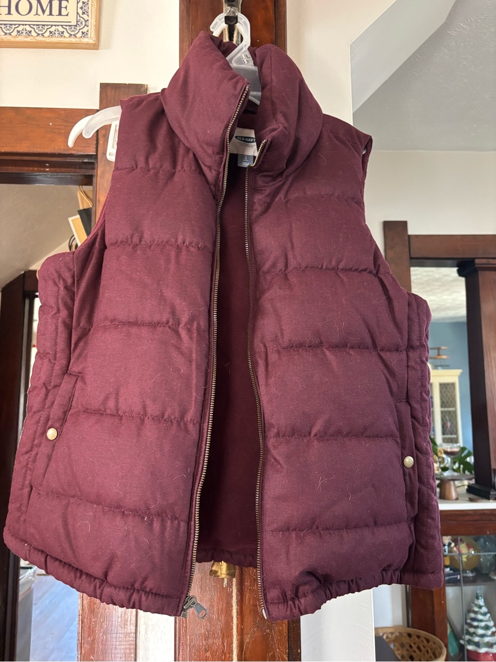 Old Navy Mauve Quilted Vest